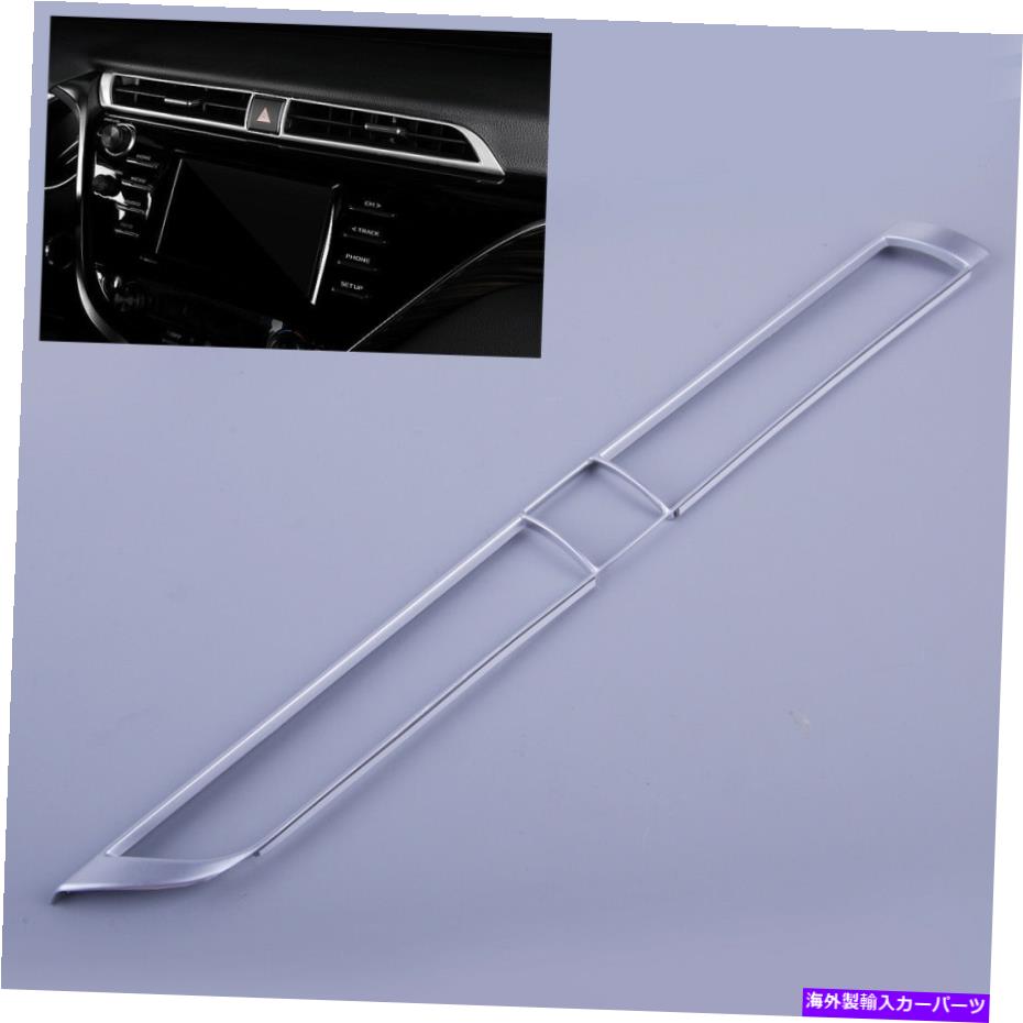 内装パーツ Toyota Camry 2018のためのChrome Central Console中空ベントアウトレットトリムフィット Chrome Central Console Middle Air Vent Outlet Trim Fit for Toyota Camry 2018【並行輸入品】|Us Custom Parts Shop USDM