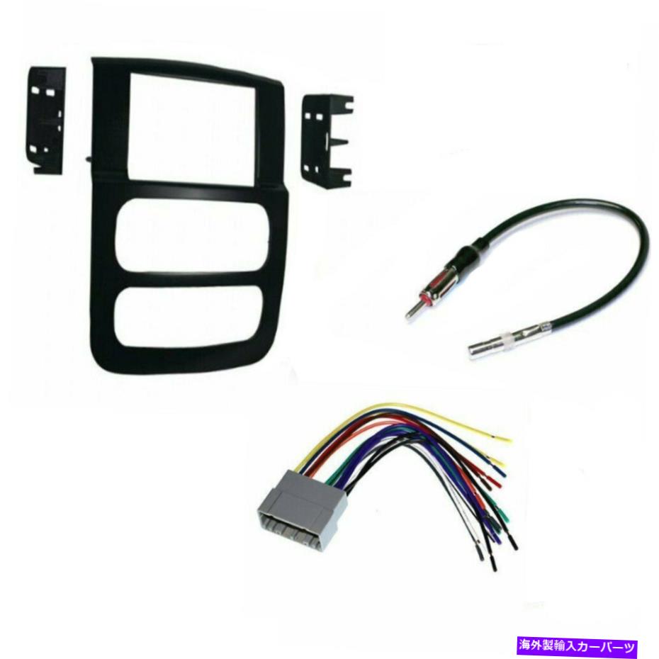 内装パーツ ダブルDINカーステレオラジオダッシュインストールキット用ドッジピックアップRAM 1500 2002-2005 Double DIN car stereo Radio Dash Install Kit for Dodge Pickup RAM 1500 2002-2005【並行輸入品】