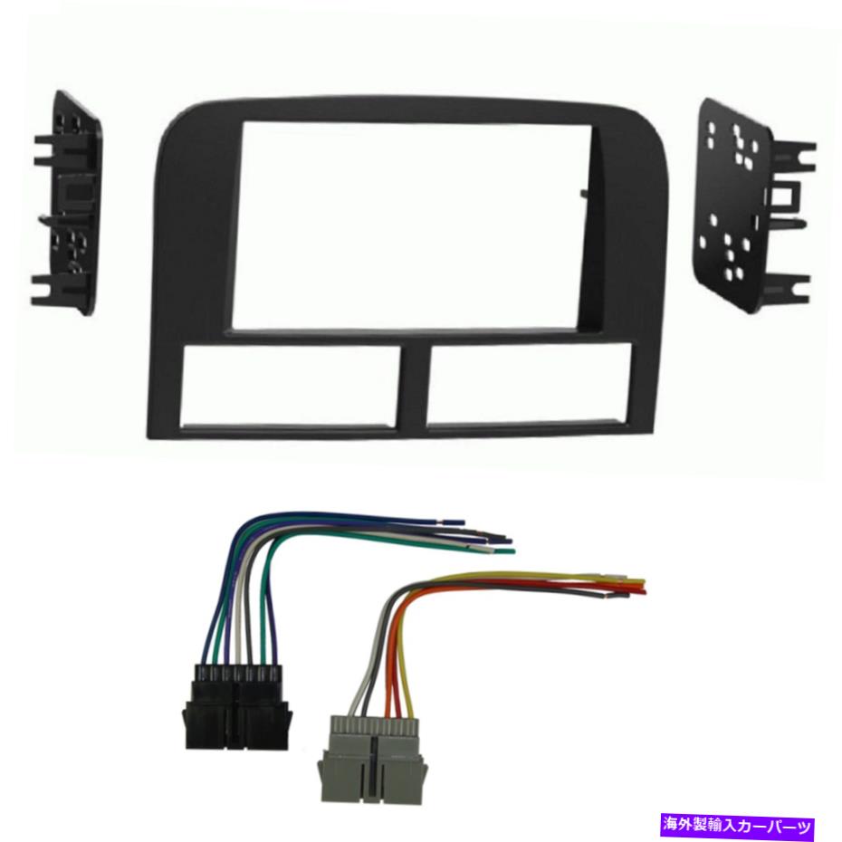 内装パーツ ダブルDINカーラジオステレオダッシュインストールキット1999-2001ジープグランドチェロキー Double DIN Car Radio Stereo Dash install kit for 1999-2001 Jeep Grand Cherokee【並行輸入品】
