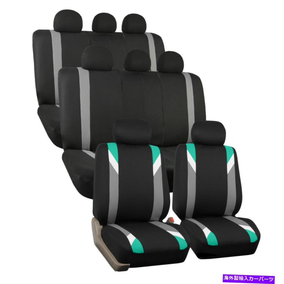 内装パーツ 商品同談&ブラスチプワートモダニズムモダニズムトートSUVシートメーバー3カット - オリジナルのタイトルを表示する 新品同様 & ブラックプレミアムモダニズムオートSUVシートカバー 3 列セット- show original title【並行輸入品】