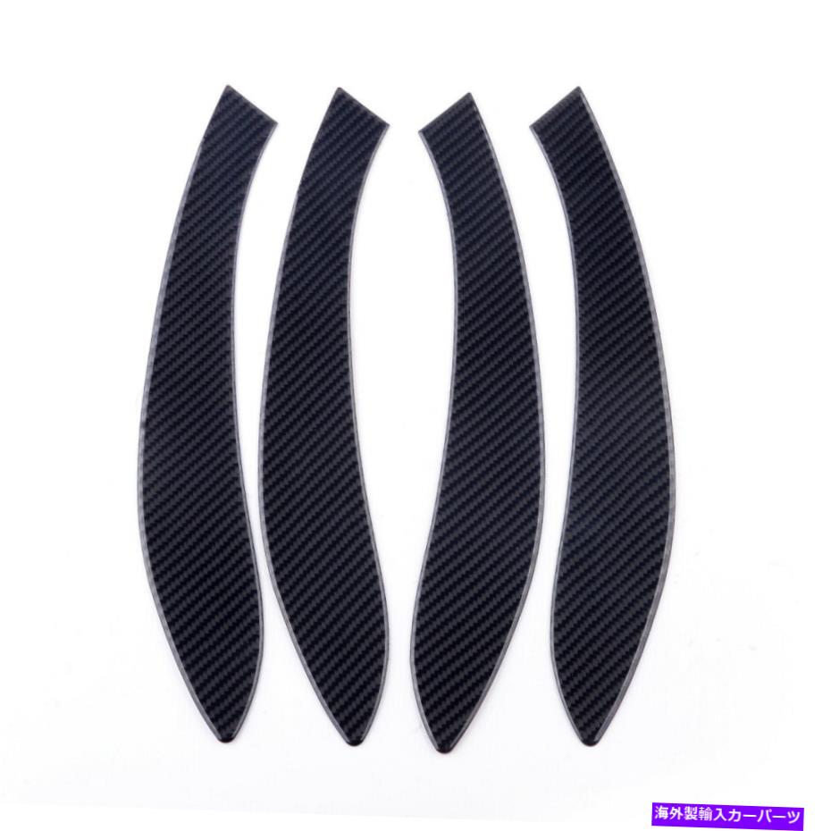 内装パーツ 4xカーボンファイバードアハンドルカバートリムフィットBMW 3シリーズF31 2013-18新品 4x Carbon Fiber Door Handle Cover Trim Fit for BMW 3 Series F30 F31 2013-18 New【並行輸入品】