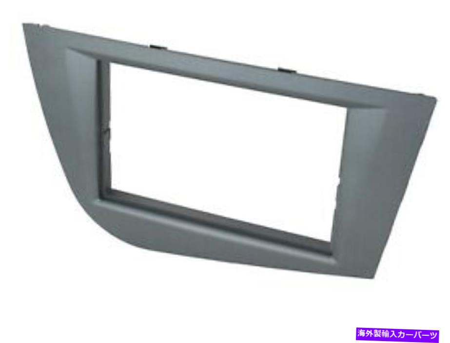 内装パーツ シートパン2005-2012用途のCDラジオステレオオルダルDINファシアファシアフルトリカー - オリジナルのタイトルを表示 シート レオン 2005-2012 用CD RADIO STEREO ダブルDIN FACIA FASCIA パネルトリム グレー- show original title【並行輸入品】