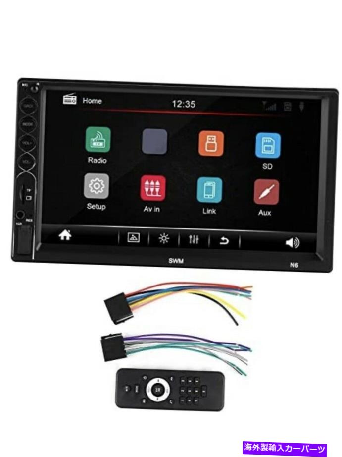 内装パーツ 7 "HD Bluetooth 1タッチリーイングススラリ - オリジナルのタイトルを表示する 7" HD Bluetooth タッチスクリーン 車 ステレオ ラジオ- show original title【並行輸入品】|Us Custom Parts Shop USDM