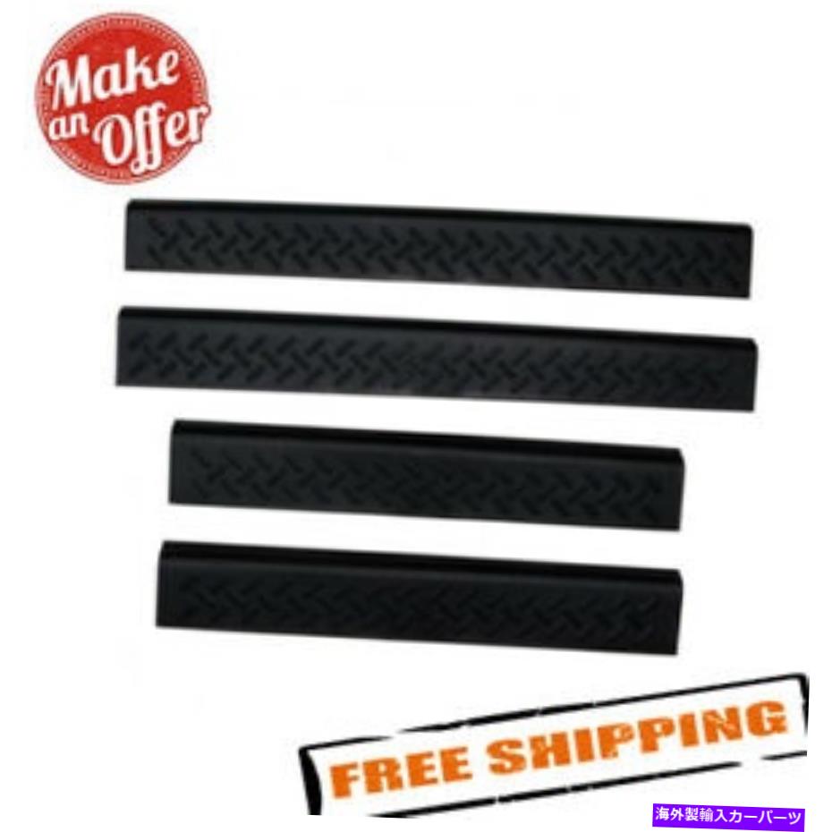 内装パーツ AVS 91511 StepShieldドアシルプロテクター4PC用99-09フォードスーパーデューティクルーキャブ AVS 91511 Stepshield Door Sill Protectors 4pc for 99-09 Ford Super Duty Crew Cab【並行輸入品】