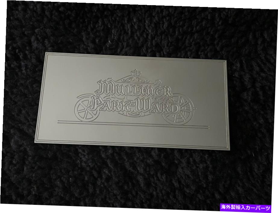 内装パーツ Rolls-Royce Corniche Phantom Vi Mulliner Park Wardコローチ・セット・ノートOEM NOS-オリジナルのタイトルを表示 Rolls-Royce Corniche Phantom VI Mulliner Park Ward クローム キャビネット プレート OEM NOS- show original title【並行輸入品】