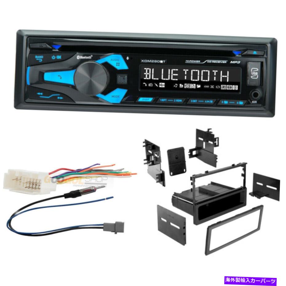 内装パーツ デュアルXDM280BTカーステレオラジオダッシュインストールキット1998-2002 DUAL XDM280BT CAR STEREO RADIO DASH INSTALL KIT FOR Honda Accord 1998-2002【並行輸入品】