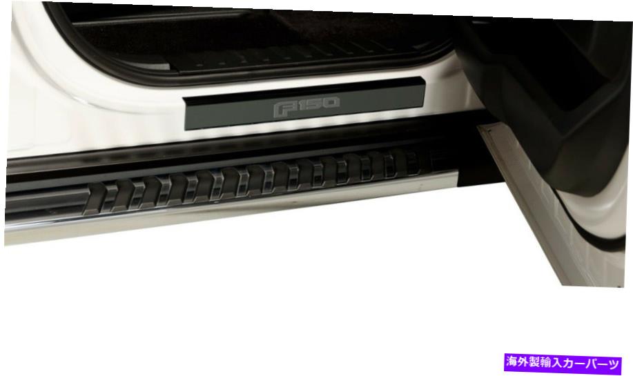 内装パーツ PUTCO 95150BPFD貨物ドアシルプロテクターは15-20 F-150に収まります Putco 95150BPFD Cargo Door Sill Protector Fits 15-20 F-150【並行輸入品】