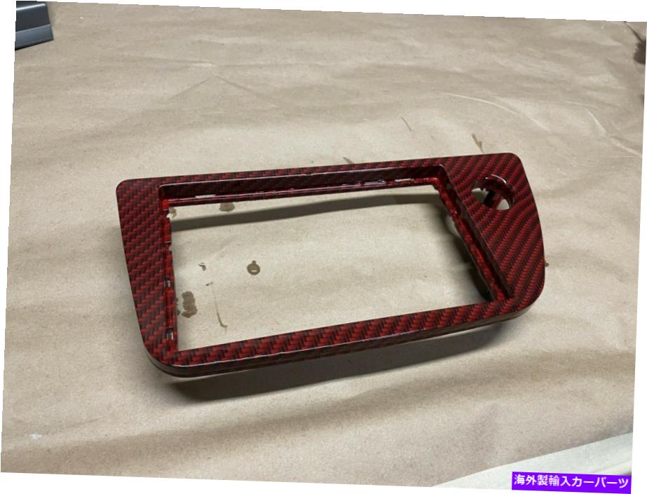 内装パーツ RSXレッドカーボンダブルDINベゼルアフターマーケットステレオトリムファイバーVTECパスワード RSX RED Carbon Double Din Bezel Aftermarket Stereo Trim Fiber Vtec Password【並行輸入品】