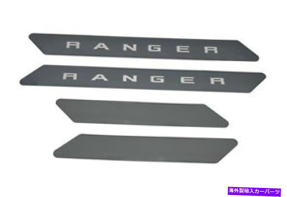 内装パーツ Putco 95143bpfd貨物ドアシルプロテクターセットフィット19-22レンジャー Putco 95143BPFD Cargo Door Sill Protector Set Fits 19-22 Ranger【並行輸入品】｜Us Custom Parts Shop USDM