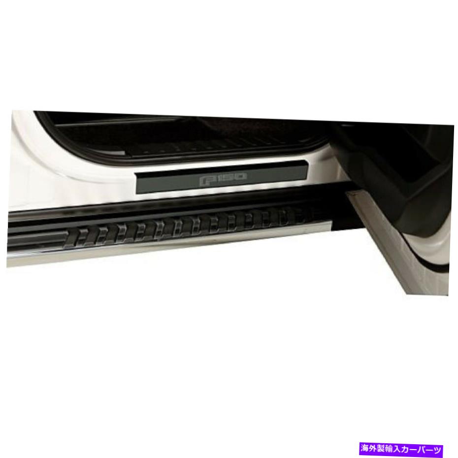 内装パーツ フォードスーパーデューティクルーキャブのためのPutco 95128bpfdブラックプラチナ4ピースドアシル Putco 95128BPFD Black Platinum 4-Piece Door Sills for Ford Super Duty Crew Cab【並行輸入品】｜Us Custom Parts Shop USDM