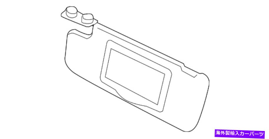 内装パーツ 純純volvo Sun-Visor 39859781-オリジナルのタイトルを表示する 純正 Volvo Sun-Visor 39859781- show original title【並行輸入品】