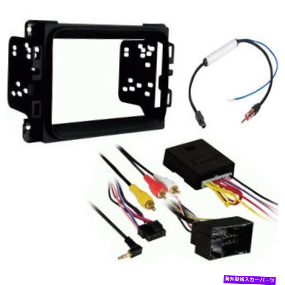 【楽天市場】内装パーツ ダブルDINカーラジオインストールダッシュキット+ハーネス20152016 Chrysler 200 LX