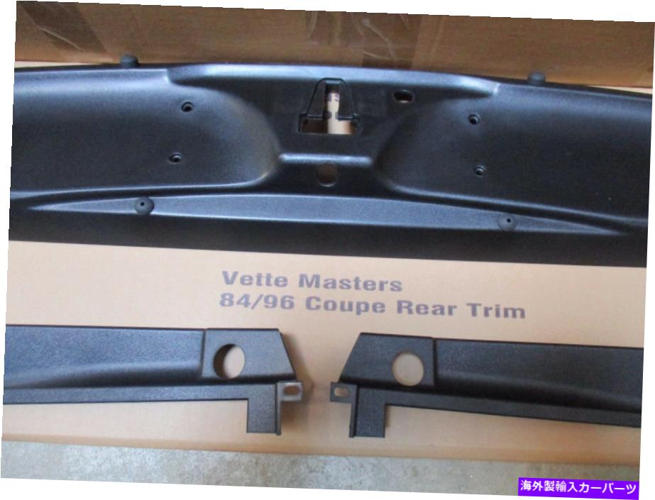 内装パーツ 84/96コルベットクーペリアウィンドウトリムセット正確な再生新しい3部品90 93 84/96 corvette coupe rear window trim set EXACT reproduction NEW 3 parts 90 93【並行輸入品】