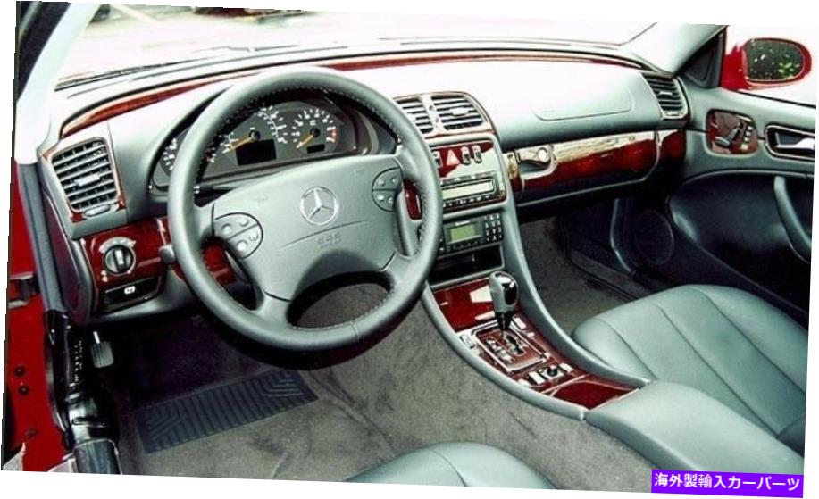 内装パーツ オルマスCLK 98 99 00 01 02メーカーズデイバーポップアルバン用ハッツリーリュットリーカット - オリジナルのタイトルを表示 メルセデスCLK 98 99 00 01 02 カーボンファイバーウッドアルミニウム用ダッシュトリムキット- show original title【並行輸入品】