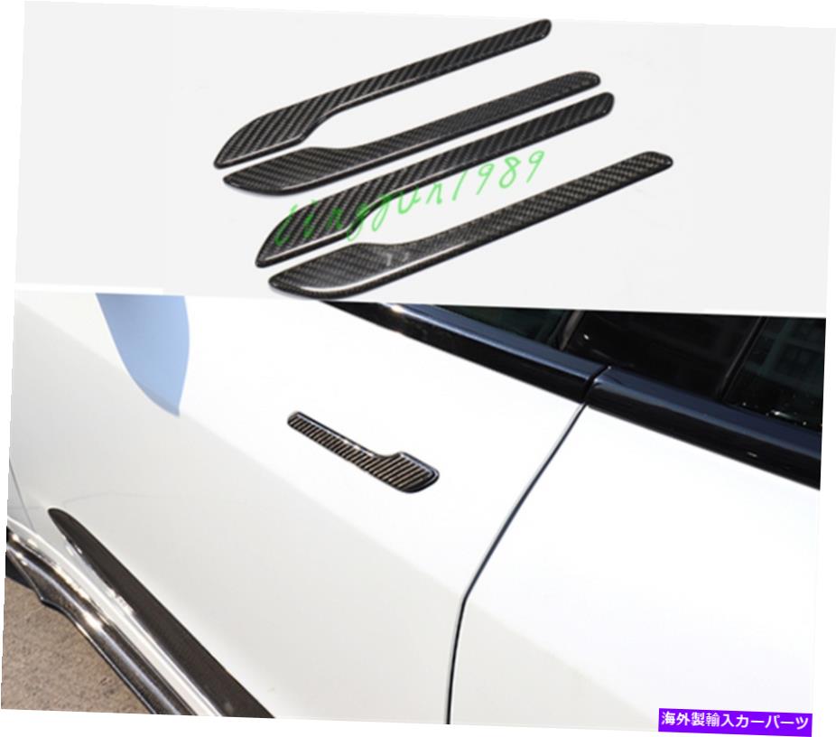 内装パーツ Tesla Model 3 2017-2021用リアルモーネスデイバー外観車車aue-andalドールリー - オリジナルのタイトルを表示 Tesla Model 3 2017-2021 用リアルカーボンファイバー外側車ドアハンドルカバートリム- show original title【並行輸入品】
