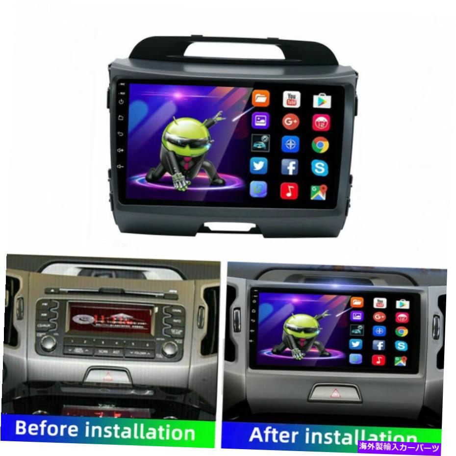 内装パーツ Kia Sportage 11-15米国 9'' Android 10 Car Stereo Radio GPS Navi Wifi Player For KIA sportage 11-15 US【並行輸入品】