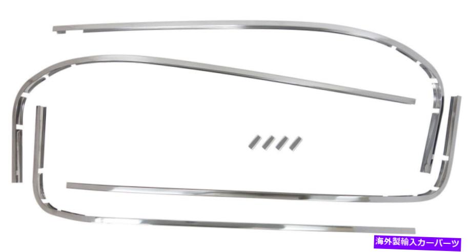内装パーツ 1964 1965 1966 Chevrolet GMCトラックWindshieldトリム磨きステンレス 1964 1965 1966 CHEVROLET GMC TRUCK WINDSHIELD TRIM POLISHED STAINLESS【並行輸入品】|Us Custom Parts Shop USDM