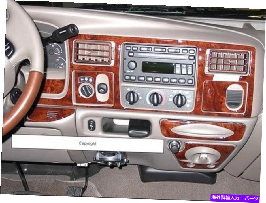内装パーツ ファーF 250 F 350 1999 2000 01 2002 2004 2004年の内装車金ドッグシェイクシェトリカット - オリジナルのタイトルを表示する フォード F 250 F 350 1999 2000 01 2002 2003 2004 内装車ウッドダッシュトリムキット- show original title【並行輸入品】