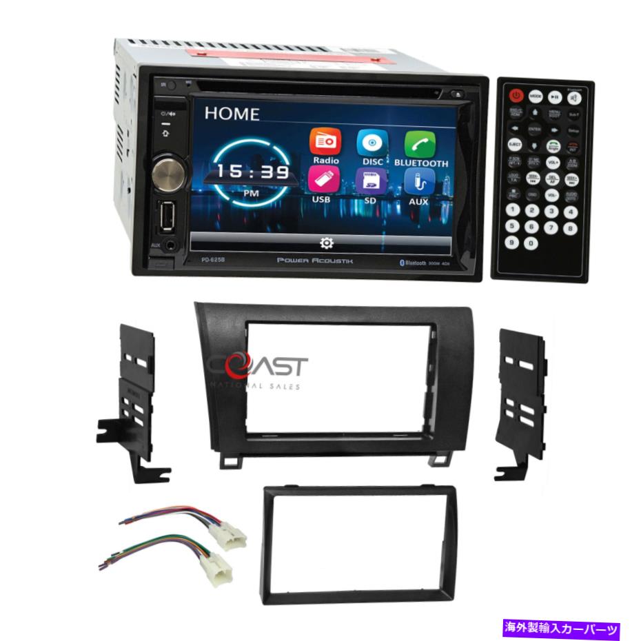 内装パーツ Power Acoustik DVD BT USBスコードカッピシフォットカットバーツ07+トタチュラットツンドラSequoia用 - オリジナルのタイトルを表示 Power Acoustik DVD BT USB ステレオ ダッシュキット ハーネス 07+ トヨタ Tundra Sequoia用- show original tit【並行輸入品】