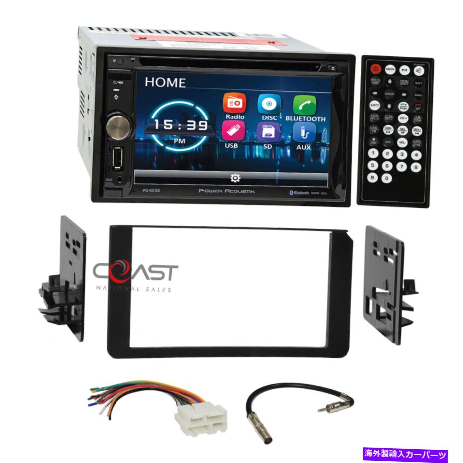 内装パーツ Power Acoustik DVD MP3 BT USBスコットカッシフォットバッグシューズ95 + GMブックシュー用 - オリジナルのタイトルを表示 Power Acoustik DVD MP3 BT USB ステレオ ダッシュキット ハーネス 95+ GM キャデラック シボレー 用- show original titl【並行輸入品】
