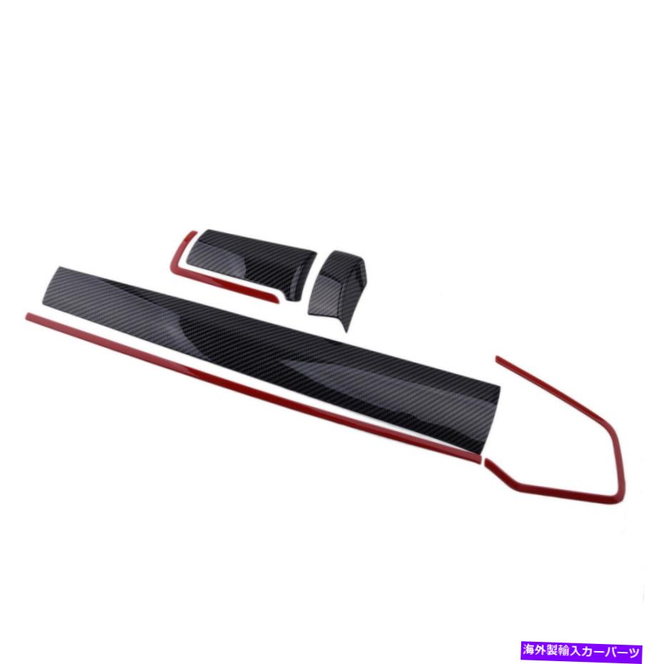 内装パーツ 6x /セットセンターダッシュボードデカールカバートリムステッカーフィットホンダシビック10th 6X/set Center Dashboard Decal Cover Trim Sticker Fit For Honda Civic 10th【並行輸入品】