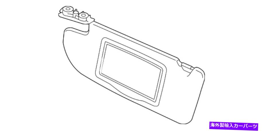 内装パーツ 純純volvo Sun-Visor 39814761-オリジナルのタイトルを表示する 純正 Volvo Sun-Visor 39814761- show original title【並行輸入品】|Us Custom Parts Shop USDM