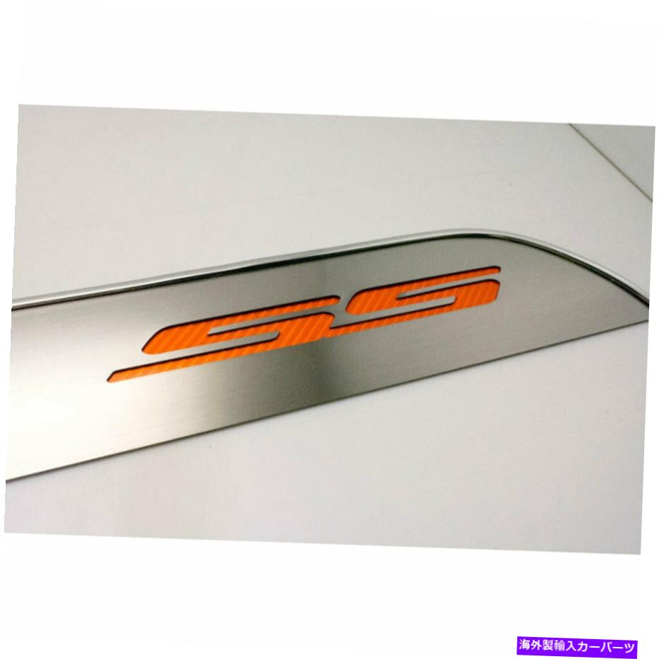内装パーツ 10-15 Camaro用プリパットバックポートパッケージマール「SS」インジア【スポンサス】 - オリジナルのタイトルを表示する 10-15 Camaro用ドアパネルキックプレートガーネットレッドビニール 「 SS 」 インレイ [ステンレス]- show original title【並行輸入品】