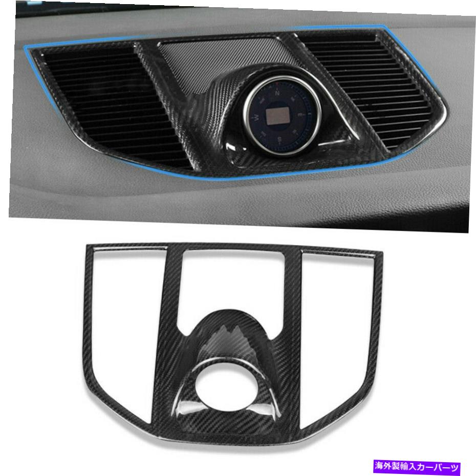内装パーツ Porsche Macan 2015-2020のためのカーボンファイバーのフロントエアーベントアウトレットカバーベゼルフィット Carbon Fiber Front Air Vent Outlet Cover Bezel fit for Porsche Macan 2015-2020【並行輸入品】|Us Custom Parts Shop USDM