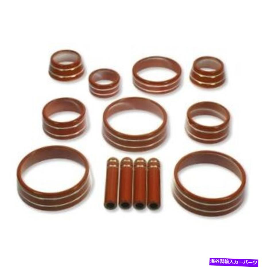 内装パーツ アメリカの兄弟デザインABD-1114GCRインテリアノブキットが13ソニック American Brother Designs ABD-1114GCR Interior Knob Kit Fits 13 Sonic【並行輸入品】