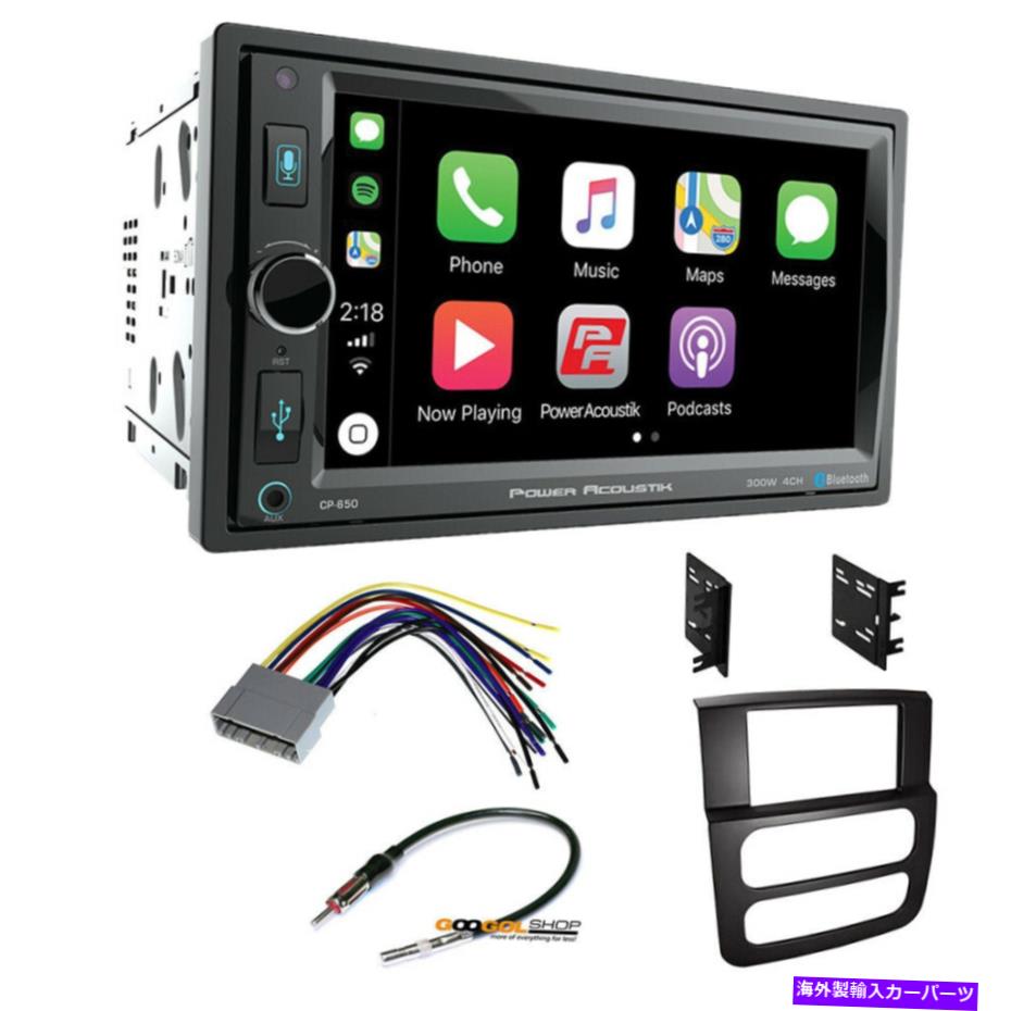 内装パーツ 6.5 "ダブルDINカーステレオアップルアップルカープレイレシーバー用Dodge RAM 1500 2002-2005 6.5" Double DIN Car Stereo Apple CarPlay Receiver for Dodge RAM 1500 2002-2005【並行輸入品】｜Us Custom Parts Shop USDM