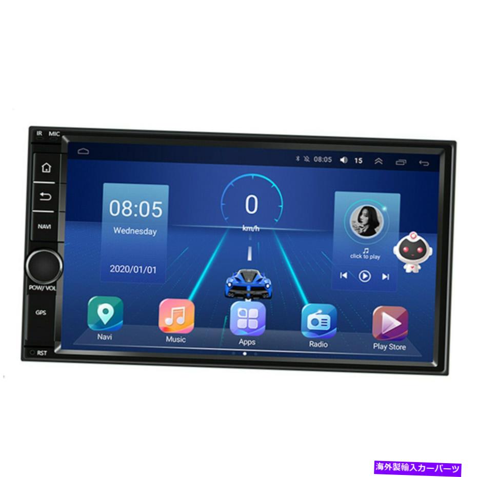 内装パーツ 7インチョラル2DINアンドロイド10タッキクスクリーンスクリーンラムMP 5オーバーGPS NAV WIFI-オリジナルのタイトルを表示 7インチ ダブル 2DIN Android 10 タッチスクリーン カーステレオラジオ MP 5 プレーヤー GPS Nav WiFI- show original titl【並行輸入品】