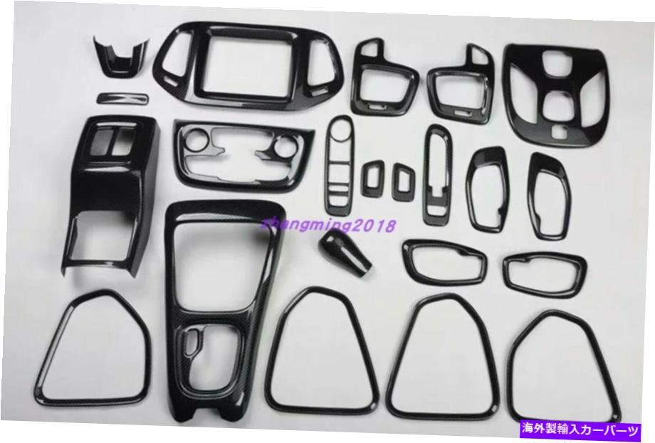 内装パーツ 22ゆっくりタイプスタイプスタータイプイオンリア装着カットパンズ2017-2019用品 - オリジナルのタイトルを表示 22個 カーボンファイバースタイル インテリア装飾キット ジープコンパス 2017-2019用- show original title【並行輸入品】