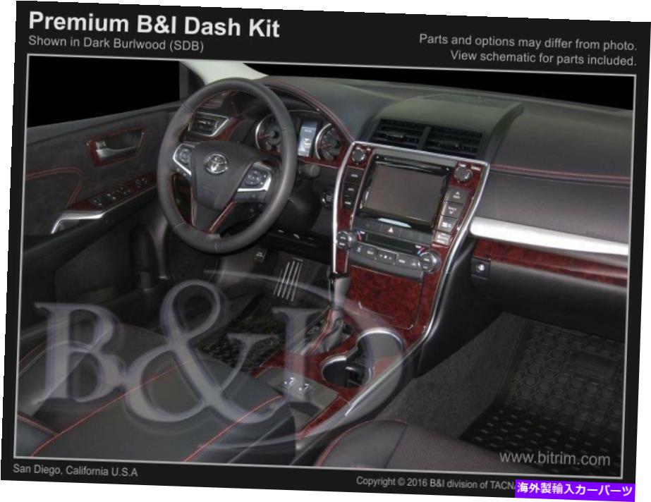 内装パーツ Toyota Camry 15 16 17ポーズンデイバースイッチアルバムアルプレッドテオスシエトリカット - オリジナルのタイトルを表示する TOYOTA CAMRY 15 16 17 カーボンファイバーウッドアルミニウム用ダッシュトリムキット- show original title【並行輸入品】