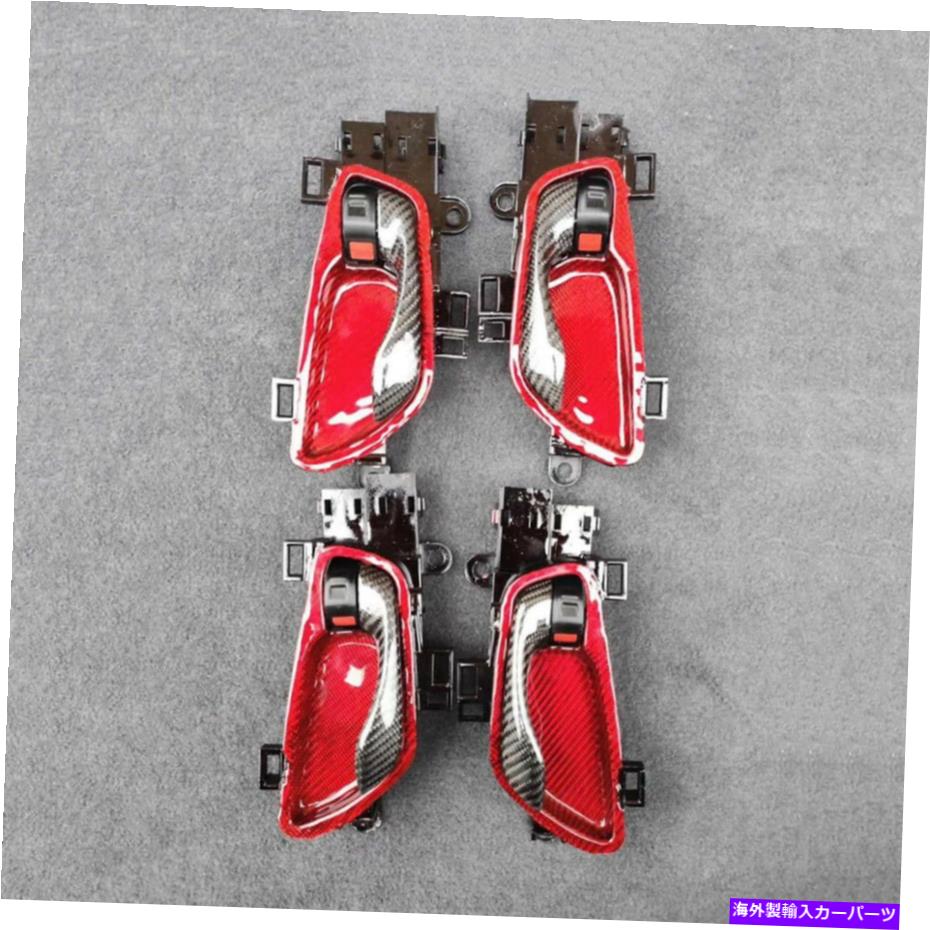 内装パーツ Honda Civic 10th 2016-20エライアーボンデイバー交換用インテンポンアレントリトリム - オリジナルのタイトルを表示 HONDA Civic 10th 2016-20 ドライカーボンファイバー交換用インナードアハンドルトリム- show original title【並行輸入品】|Us Custom Parts Shop USDM