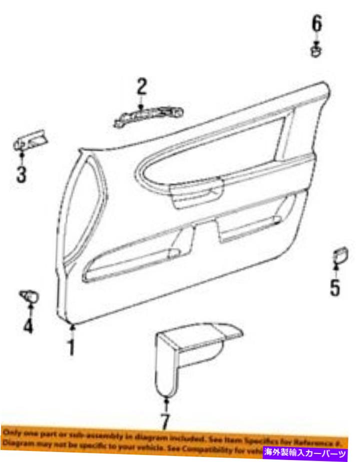 内装パーツ BMW OEM 94-97 318IS-アジアリアトライアル51418178023-オリジナルのタイトルを表示する BMW OEM 94-97 318is-ドア インテリア トリム パネル 左 51418178023- show original title【並行輸入品】