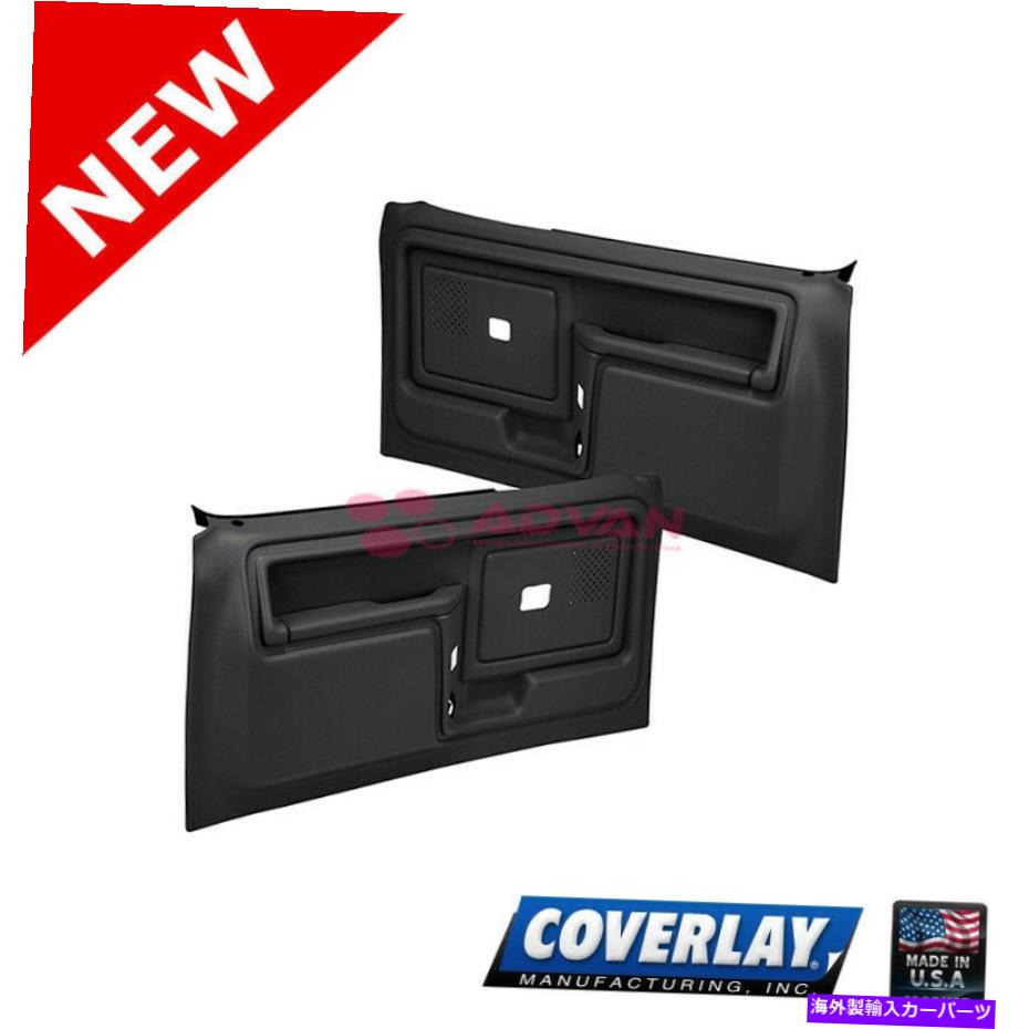 内装パーツ Bronco -Coverlayのための黒の交換のドアパネル - ペアフルパワー12-45F-BLK Black Replacement Door Panels-Pair Full Power 12-45F-BLK For Bronco -Coverlay【並行輸入品】