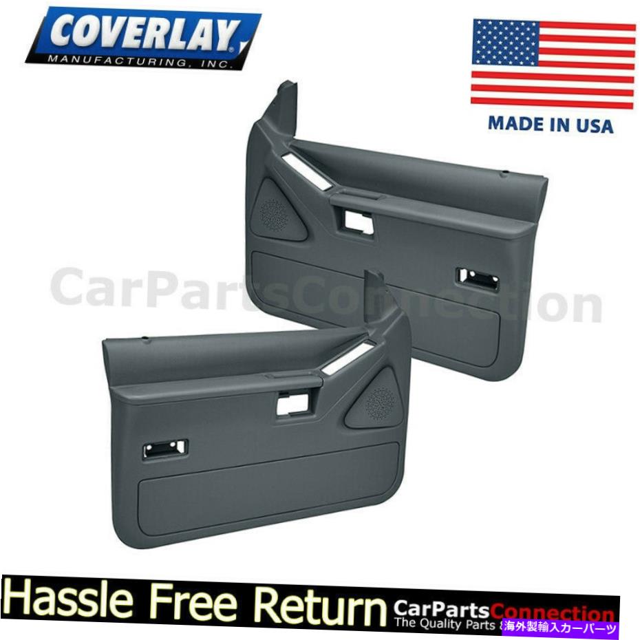 内装パーツ Coverer↑利用済みパブリルL + Rステッカー12-57F - SGRファーロック＆エンボ - オリジナルのタイトルを表示する Coverer交換用ドアパネルL + Rスレートグレー 12-57F - SGRパワーロック ＆ ウィンドウ- show original title【並行輸入品】