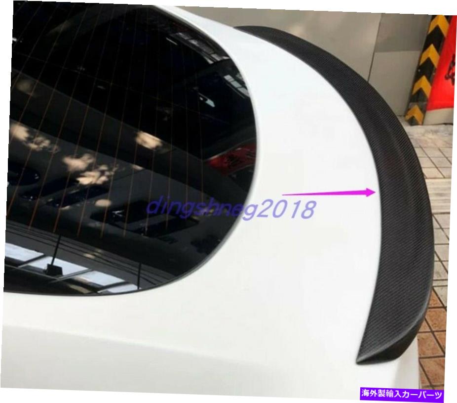 内装パーツ Tesla \u003d 2020,2020用品リアル・メーチン・サイエットリア・スイアー・トン・マリー・スイアー・トランプ・スポリー・ドイツ - オリジナルのタイトルを表示 TeslaモデルS 2014-2020 用リアルカーボンファイバーリアスポイラートランクテールカバート【並行輸入品】