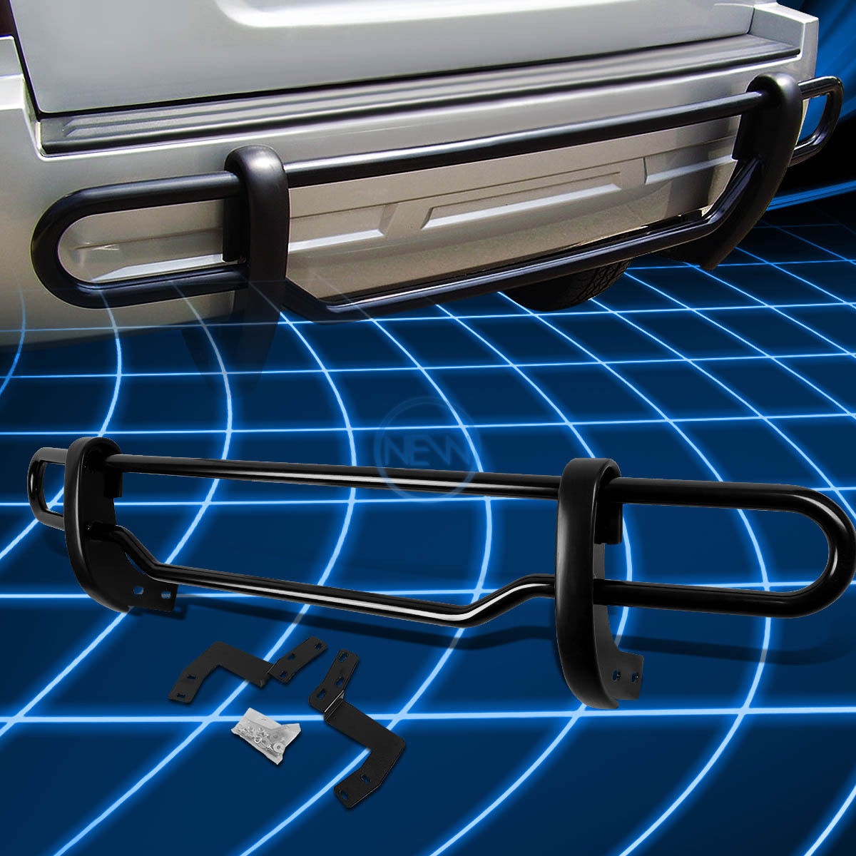 Nissan 送料無料 Usパーツ 05 12 Usdm Black その他 Parts グリル Bumper Black For Pathfinder Us 海外メーカー輸入品 Coated Nissan Pipe Guard Shop Bar Pathfinder用ブラックコーティングダブルパイプバーリアバンパーガード Double For Custom Rear 05 12