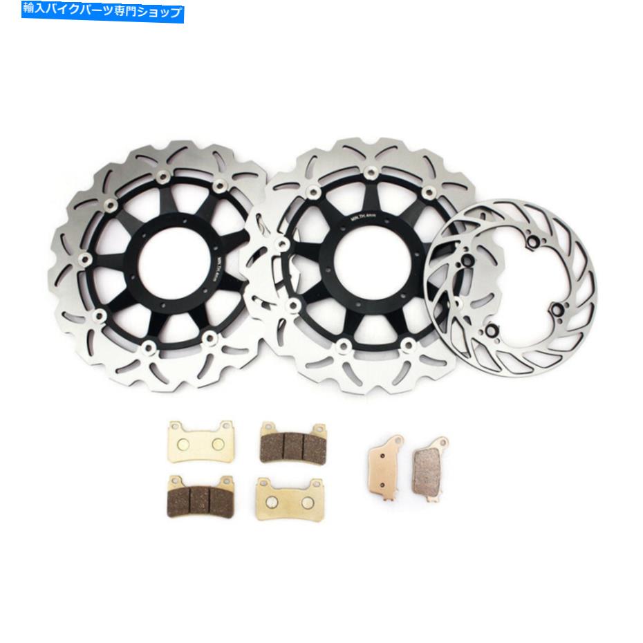 front brake rotor 3SetSの前部後部ブレーキローターディスクパッドのためのPads 2008-2016燃焼 3sets Front Rear Brake Rotors Discs Pads for Honda CBR1000RR 2008-2016 Fireblade【並行輸入品】|Us Custom Parts Shop USDM