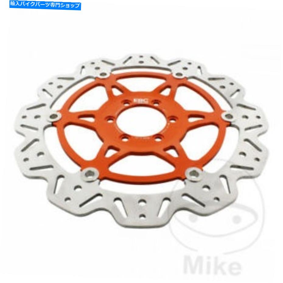 front brake rotor EBCフロントブレーキディスクヴィローターオレンジKTMスーパーデューク990 R LC8 2010 EBC Front Brake Disc Vee Rotor Orange KTM Super Duke 990 R LC8 2010【並行輸入品】