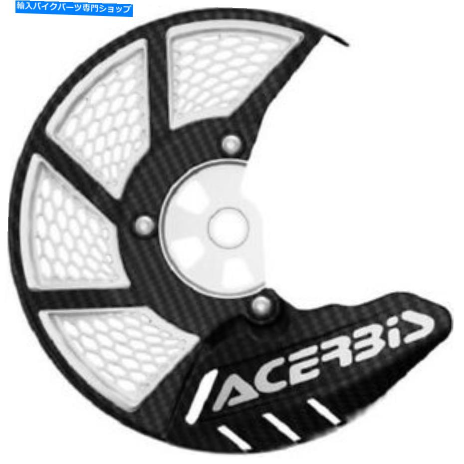 front brake rotor Acerbis Universal Xブレーキ阻止ディスクカバーブラックフロントローターガード2449490001 ACERBIS Universal X-Brake Vented Disc Cover Black Front Rotor Guard 2449490001【並行輸入品】