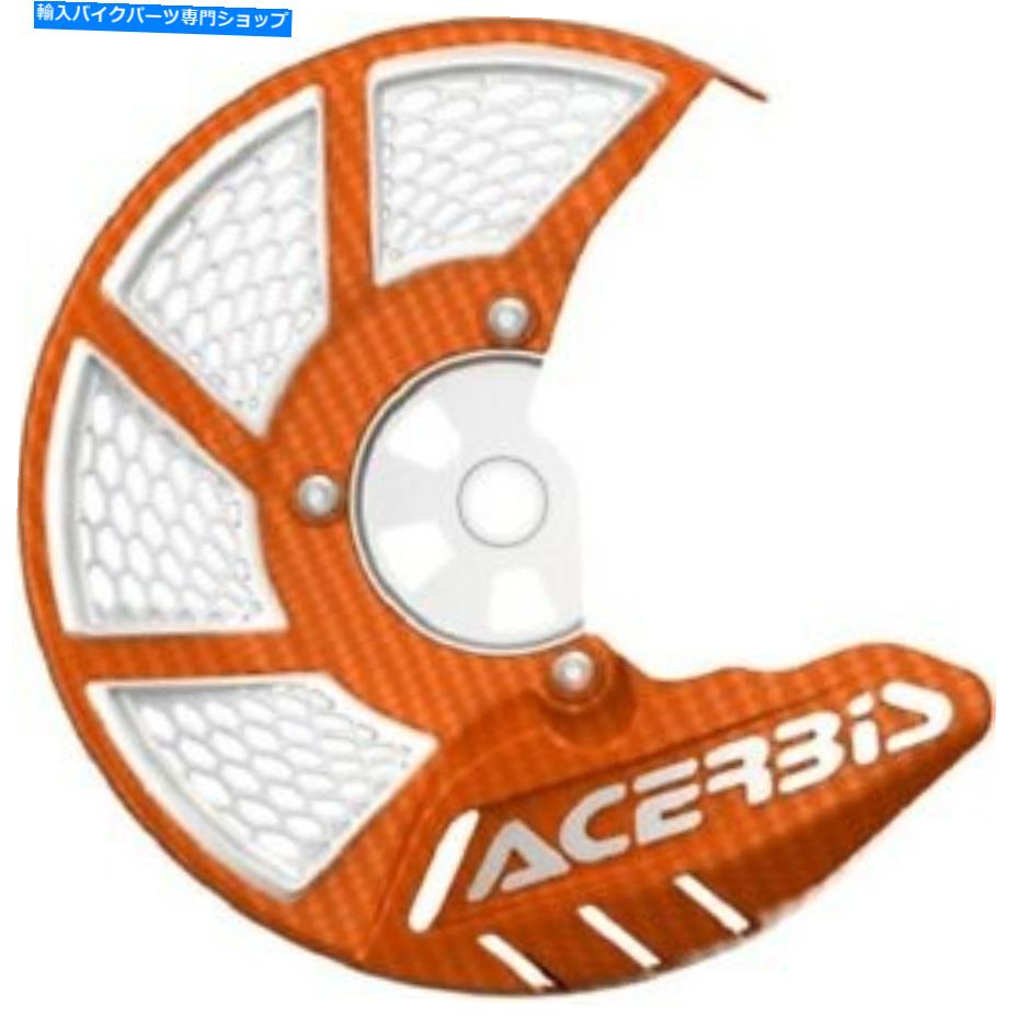 front brake rotor Acerbis Universal Xブレーキ阻止ディスクカバーオレンジフロントローターガード2449495226 ACERBIS Universal X-Brake Vented Disc Cover Orange Front Rotor Guard 2449495226【並行輸入品】
