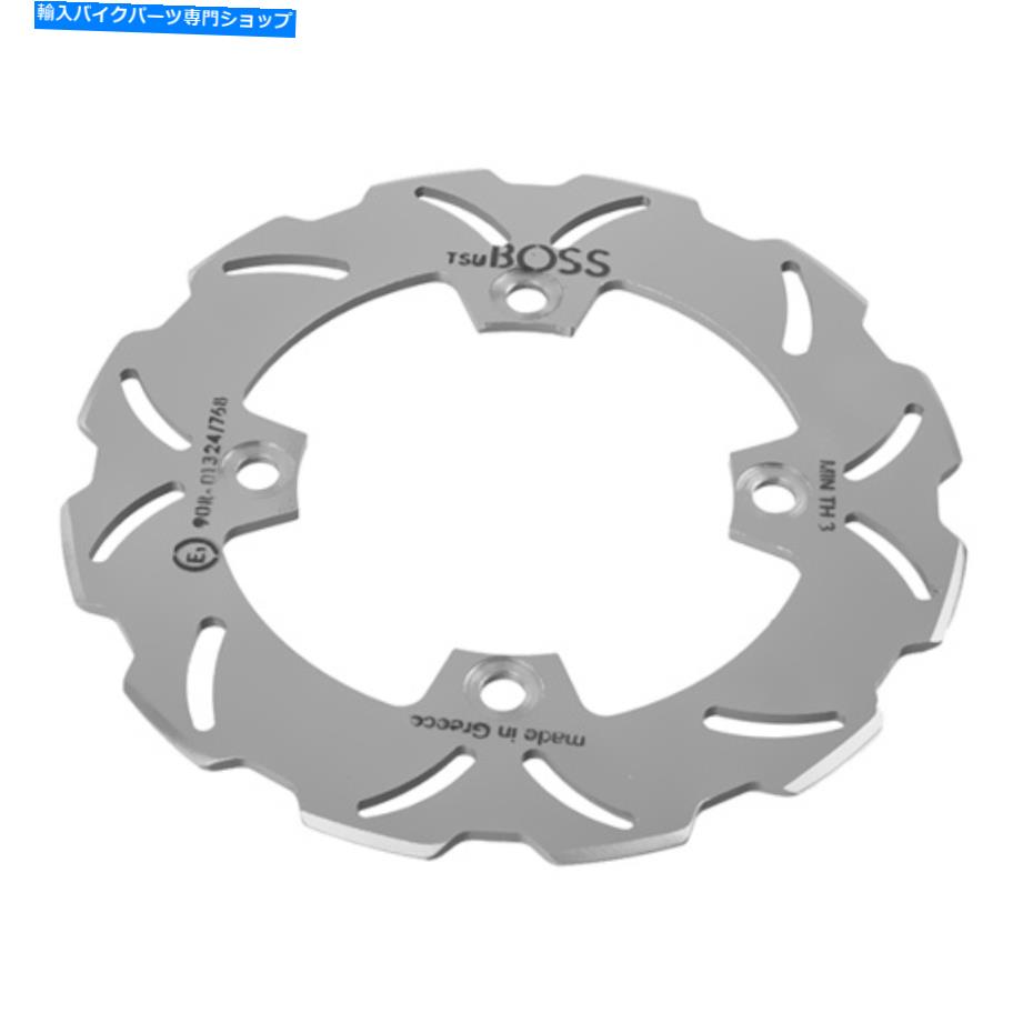 front brake rotor ホンダネス125（01-06）PN：HO49FID用TSOBOSSレーシングフロントブレーキディスク Tsuboss Racing Front Brake Disc for Honda NES 125 (01-06) PN: HO49FID【並行輸入品】