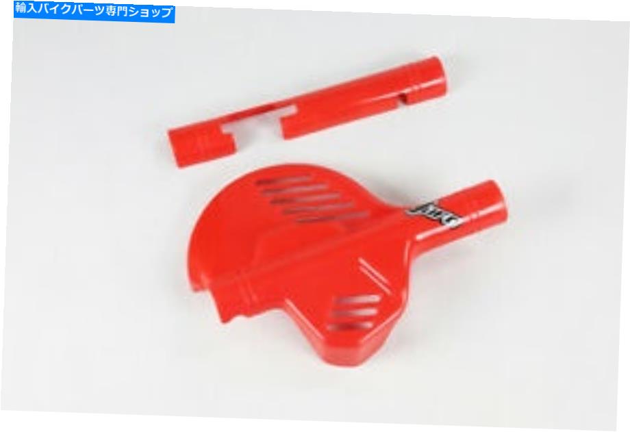 front brake rotor ディスクガードフロントホンダCR 125 1985 - 1989 CR 250 500 1988赤ディスク Disc Guard Front Honda cr 125 1985 - 1989 CR 250 500 1988 Red Disc【並行輸入品】