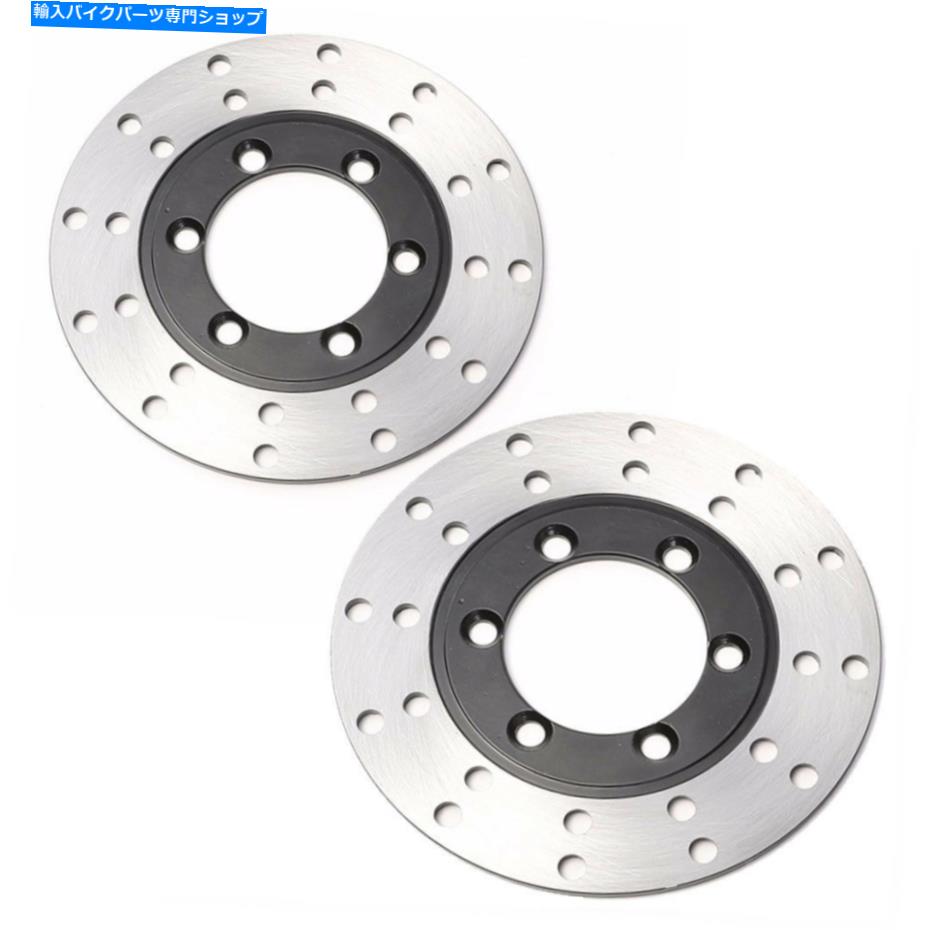 front brake rotor クワッドATVバギーGoカートタタオ4ウィーラーのための2x 130mmフロントブレーキディスクディスクローター 2x 130mm Front Brake Disc Disk Rotor for Quad ATV Buggy Go Kart TAOTAO 4 Wheeler【並行輸入品】