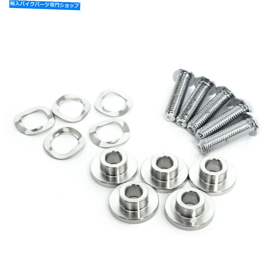 front brake rotor 5ピースフロントブレーキローターボルトねじワッシャーElectra Road Street Glide flhtk flhx 5pcs Front Brake Rotor Bolts Screws Washers Electra Road Street Glide FLHTK FLHX【並行輸入品】