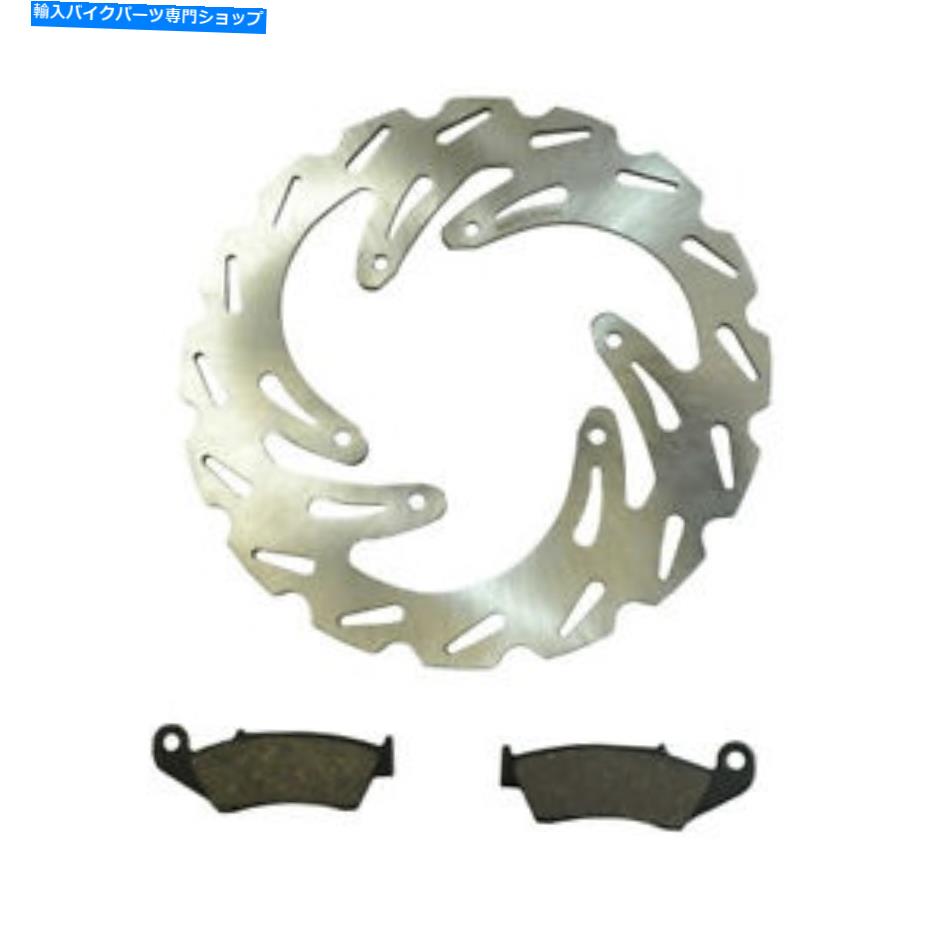 front brake rotor フロントウェーブディスクブレーキローターブレーキパッドフィットホンダCR125R CR250R CRF250R CRF250X Front Wave Disc Brake Rotor Brake Pads fits Honda CR125R CR250R CRF250R CRF250X【並行輸入品】