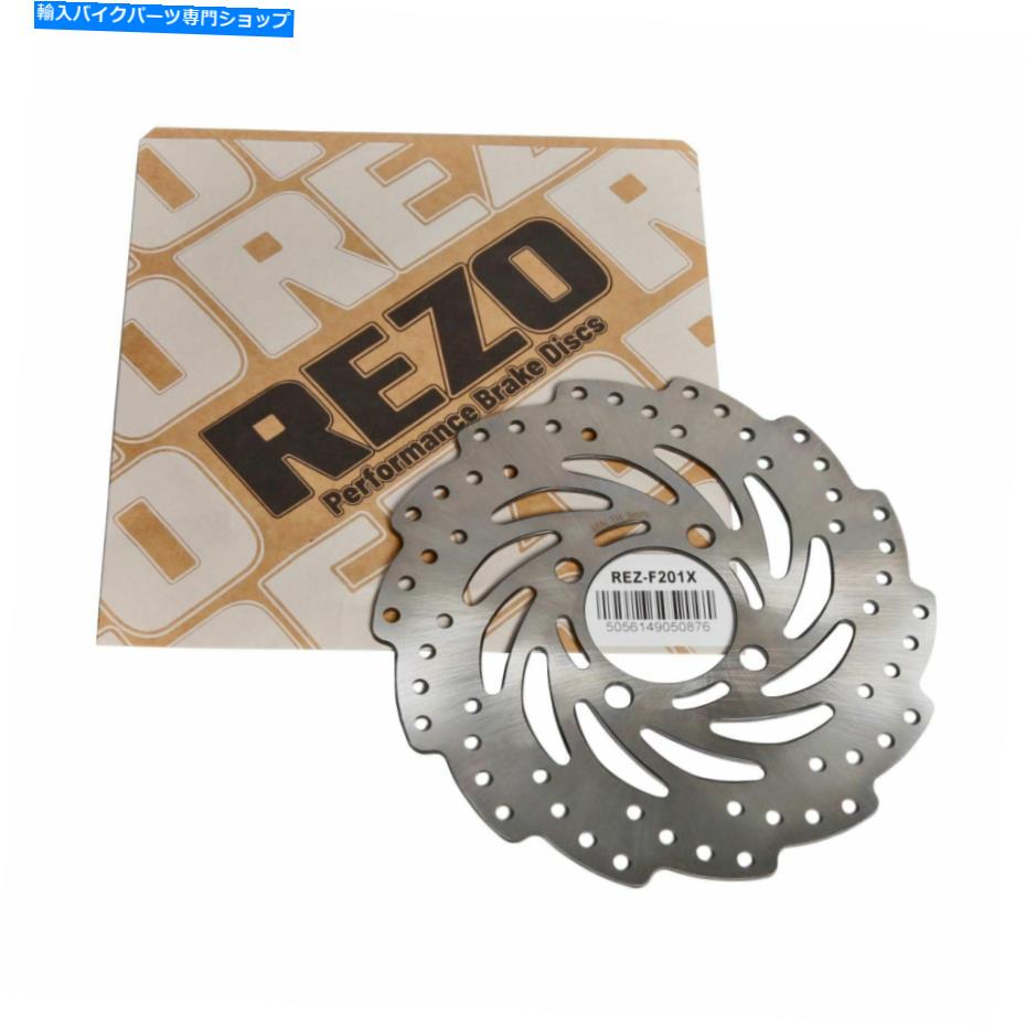front brake rotor ホンダNSC 110ビジョン11-18 Rezo Performance Wavy Front Brake Disc For Honda NSC 110 Vision 11-18【並行輸入品】