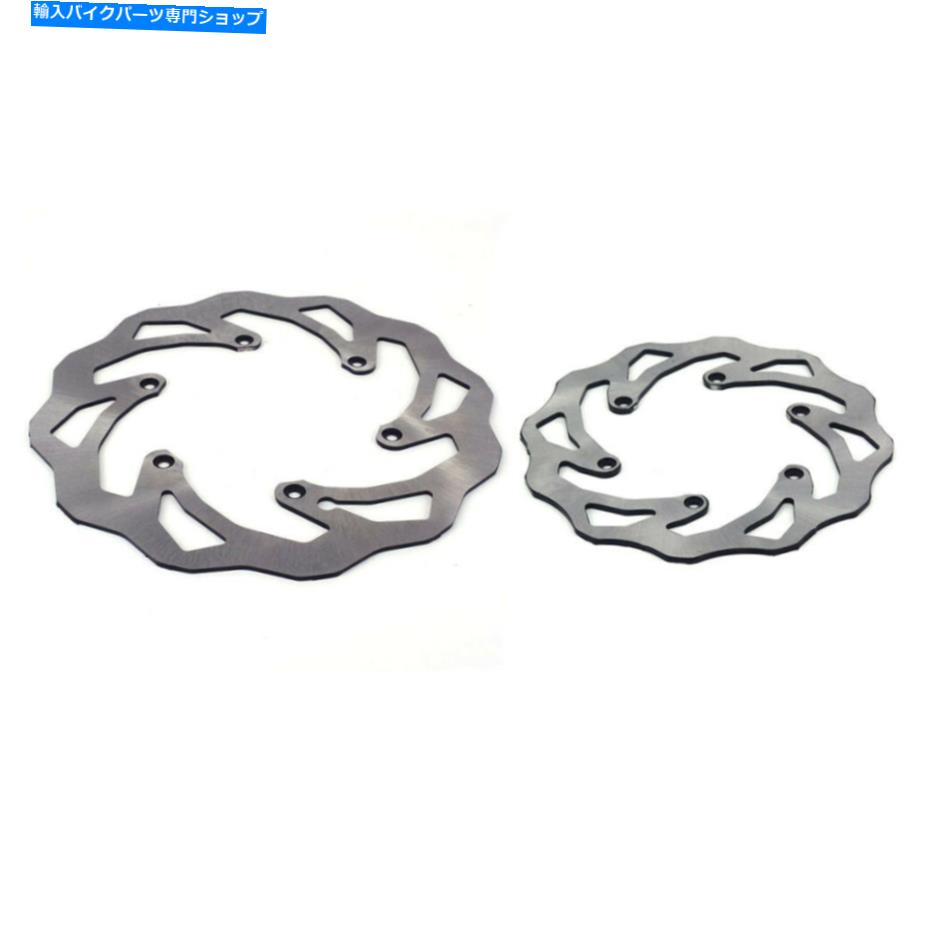 front brake rotor SX XCのためのステンレス鋼の前面とリアブレーキディスク1998-2020 Stainless steel Front And Rear Brake Disc For SX XC 125-450 1998-2020【並行輸入品】